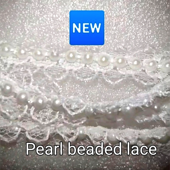 White Pearl Hair Comb New - Picture 5 of 17